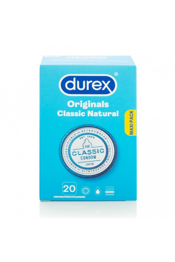 Durex - Classic Natural Condoms 20 pcs