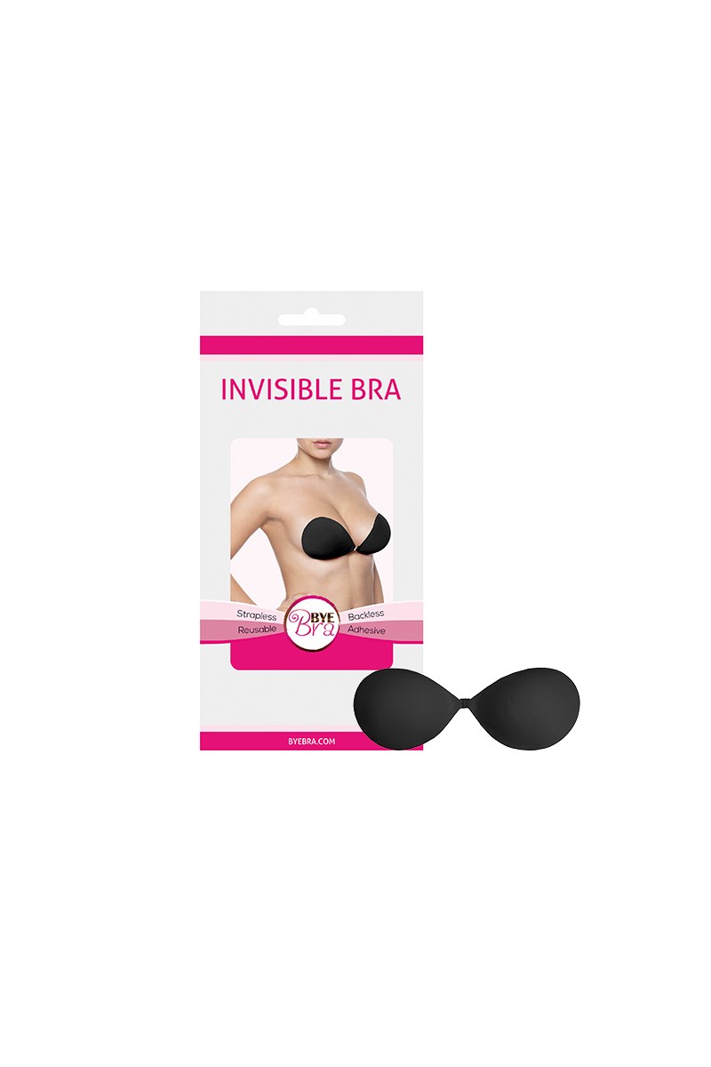 Bye Bra - Invisible Bra Cup C Black