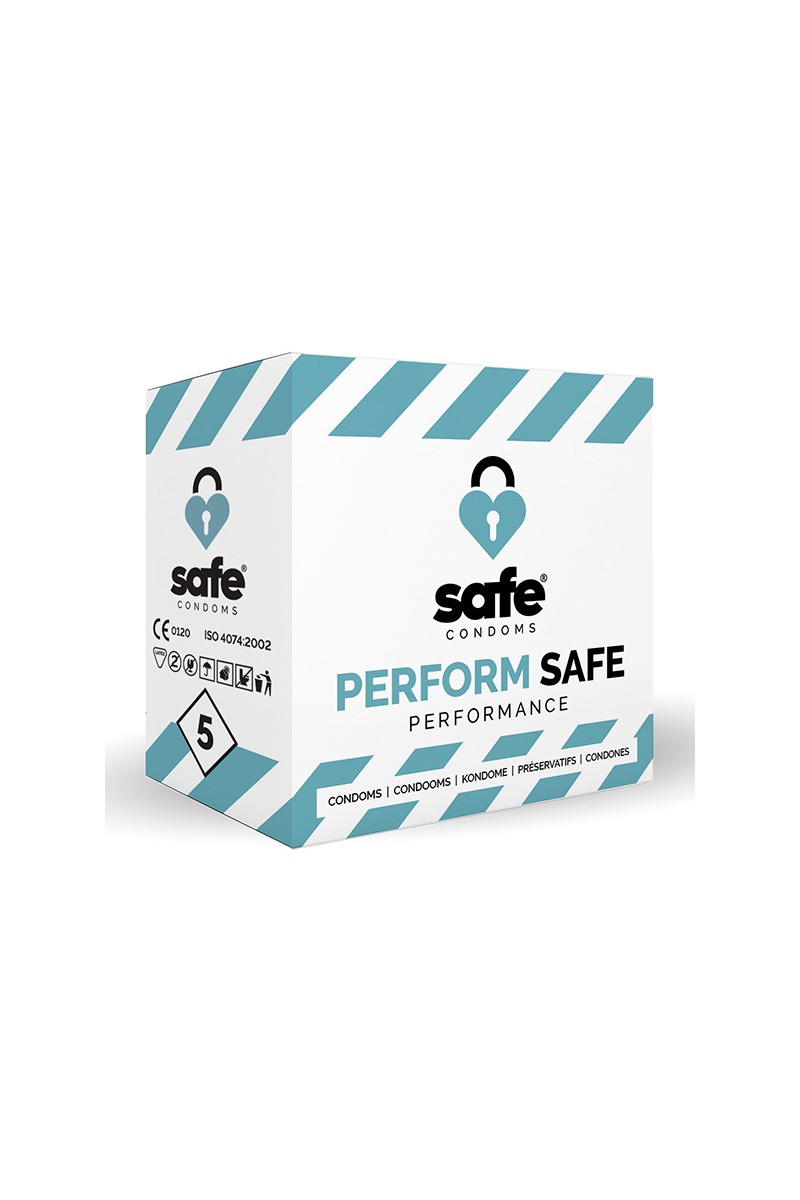 SAFE - Condoms Perform Safe Performance (5 pcs)