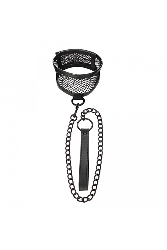 S&M - Fishnet Collar and Leash