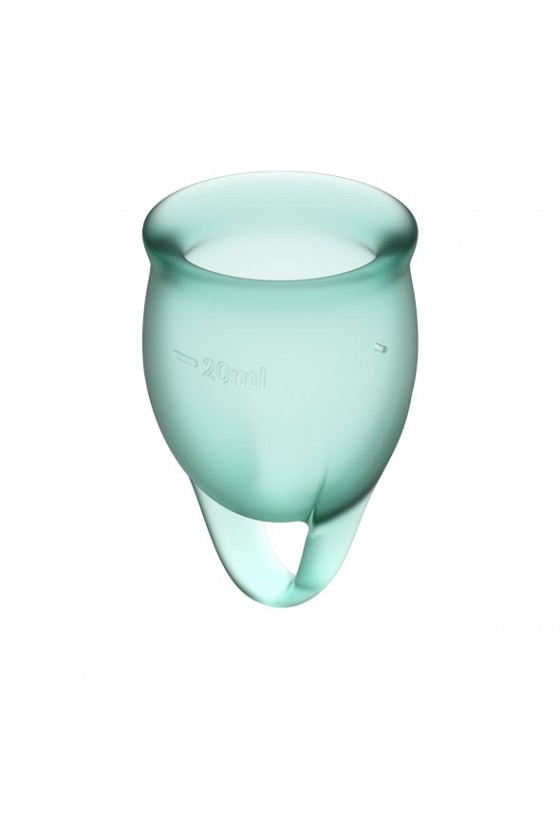 Satisfyer - Feel Confident Menstrual Cup Set Dark Green