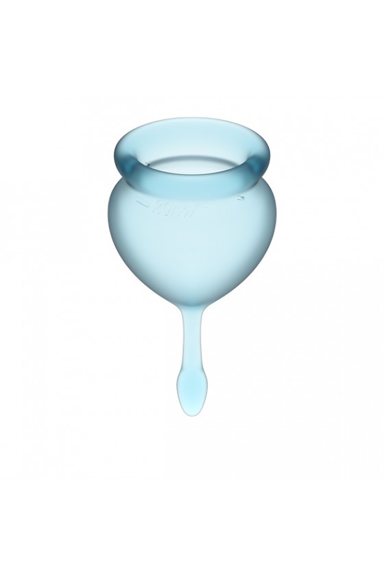 Satisfyer - Feel Good Menstrual Cup Set Light Blue