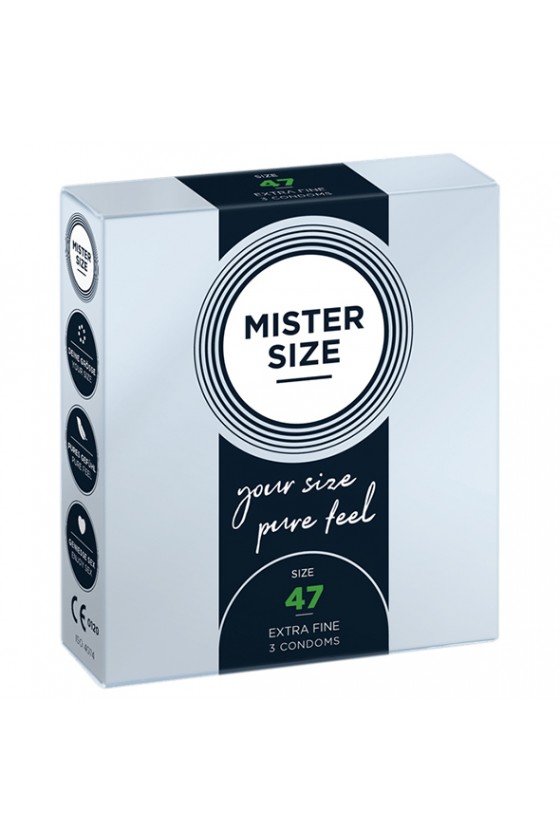 Mister.Size - 47 mm Condoms 3 Pieces