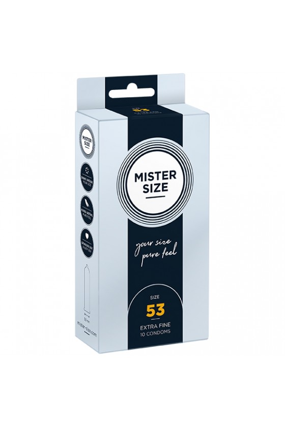 Mister Size - 53 mm Condoms 10 Pieces