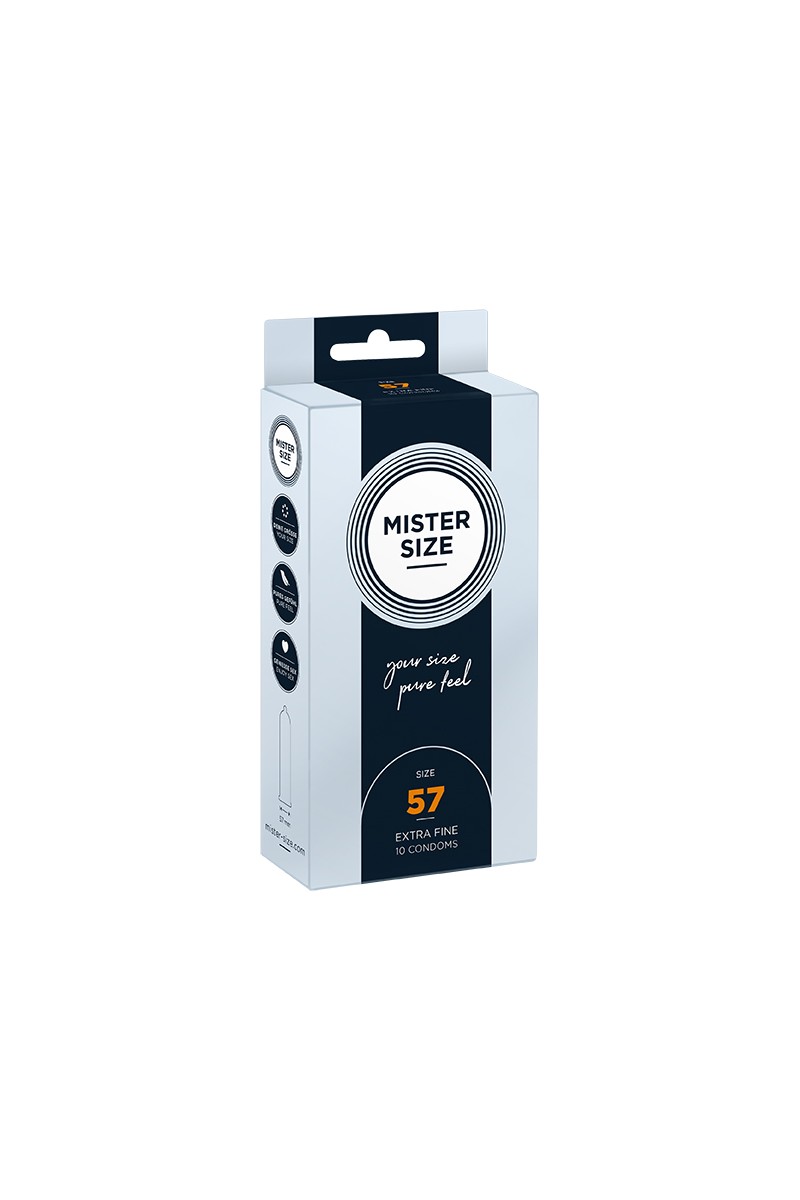 Mister Size - 57 mm Condoms 10 Pieces
