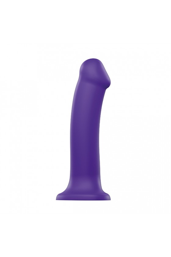 Strap-On-Me - Semi-Realistic Dual Density Bendable Dildo Purple M