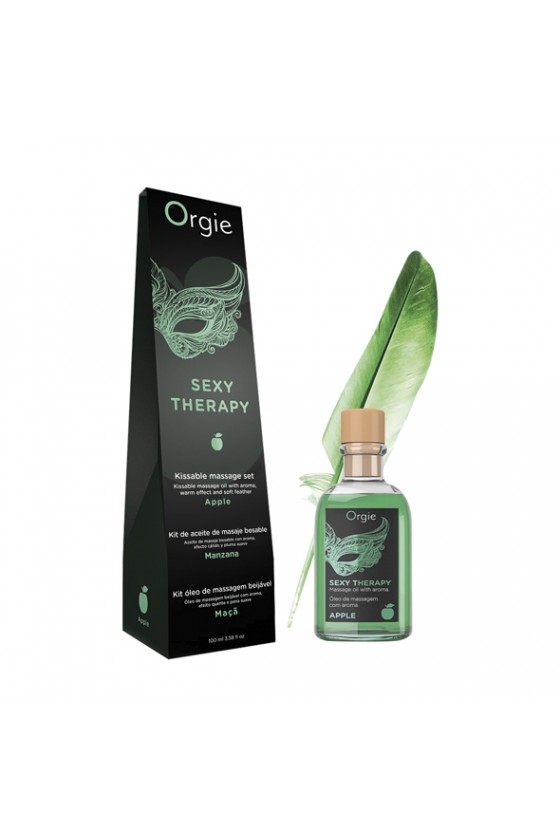 Orgie - Lips Massage Kit Apple 100 ml