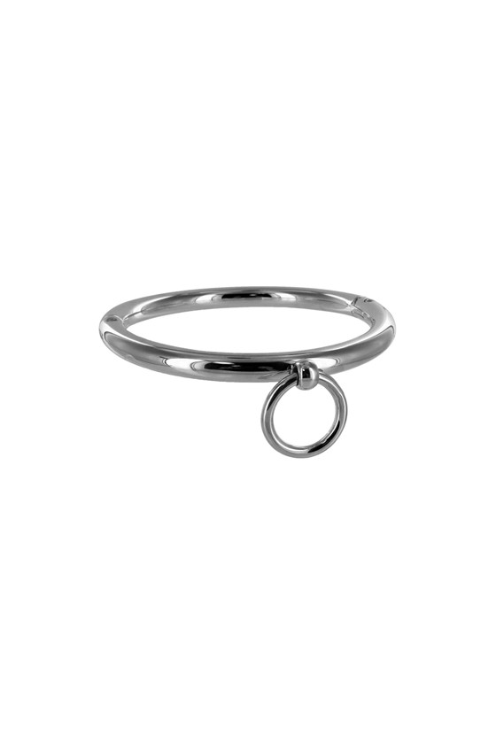 Halsband aus Stahl mit Ring