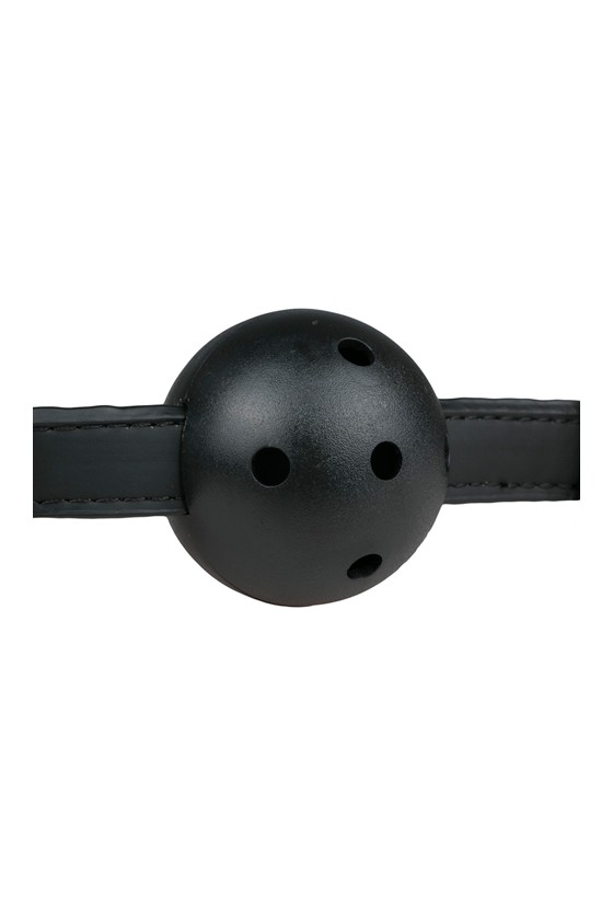 Ballknebel mit PVC-Ball - Schwarz