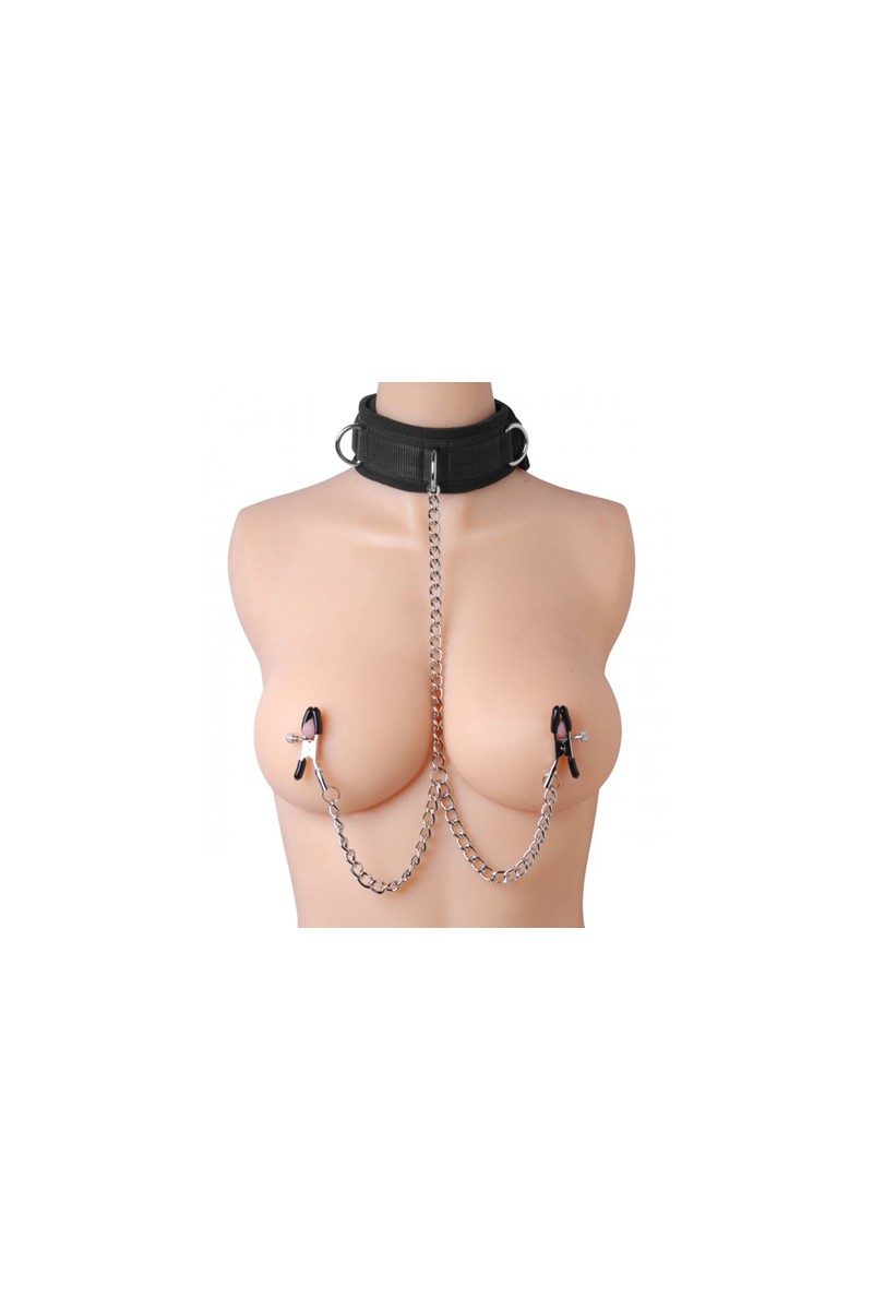 Submission Collar And Nipple Clamp Union