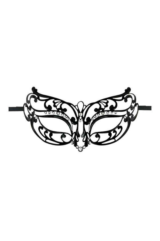 EasyToys – Durchbrochene Maske aus Metall in Schwarz