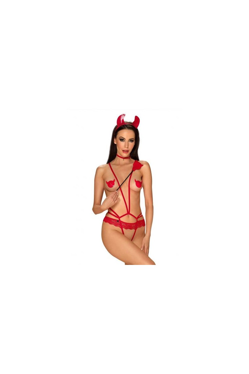 Evilia Erotic Diabolic Kostüm - Rot