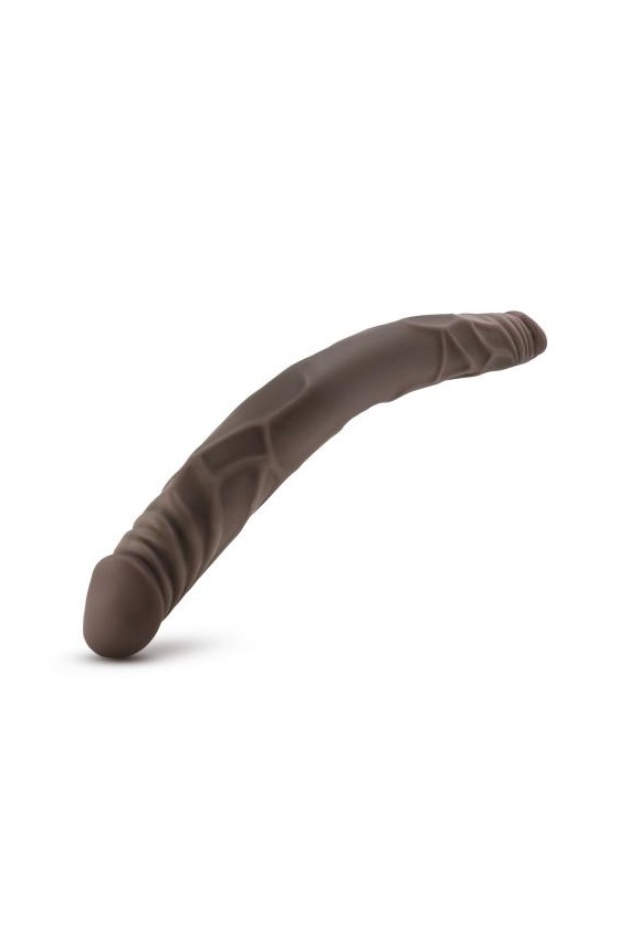Dr. Skin – Realistischer Dildo mit Saugnapf 35,5 cm – Schokolade
