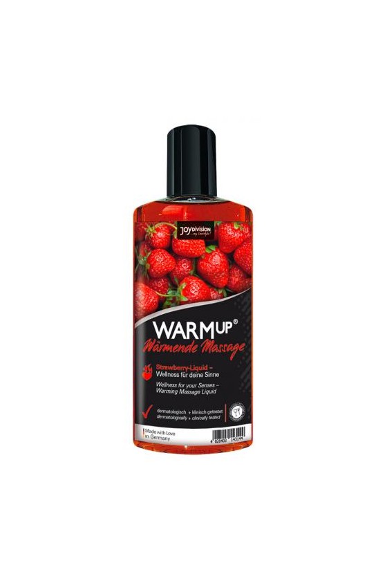 Aufwärmendes Massageöl - Erdbeere