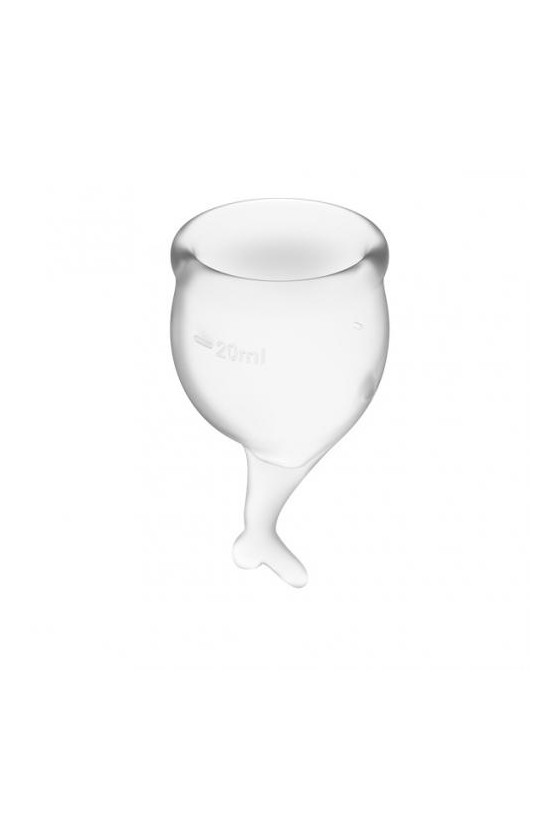 Fühlen Sie sich sicher Menstruation Cup Set - Transparent