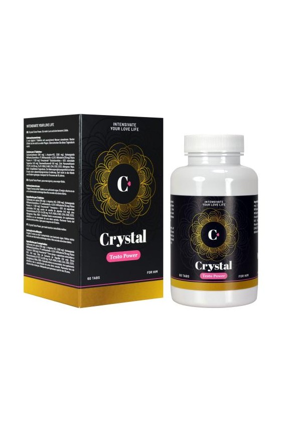 Crystal - Testo Power Testosteron-Verstärker-Tabletten - 60 Stück