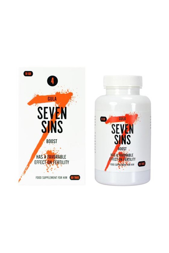 Seven Sins - Boost - More Sperm - 60 Stück