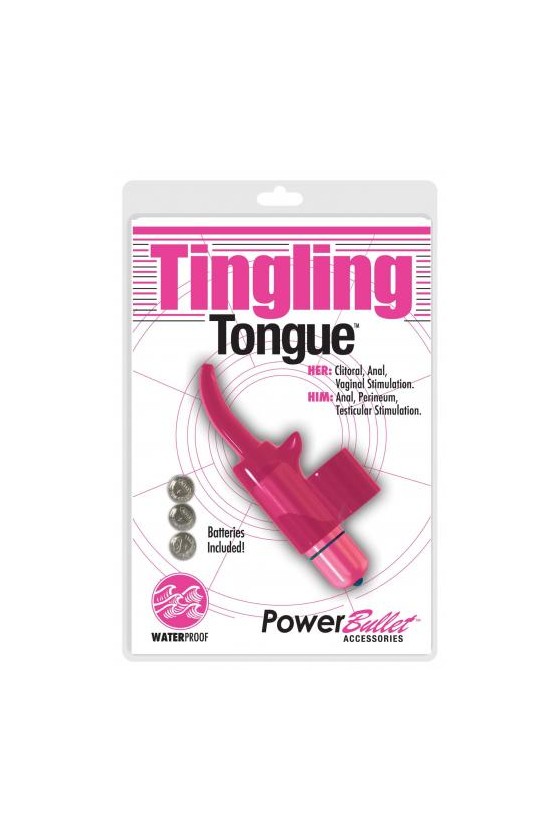 Tingling Tongue Bullet-Fingervibrator - Rosa