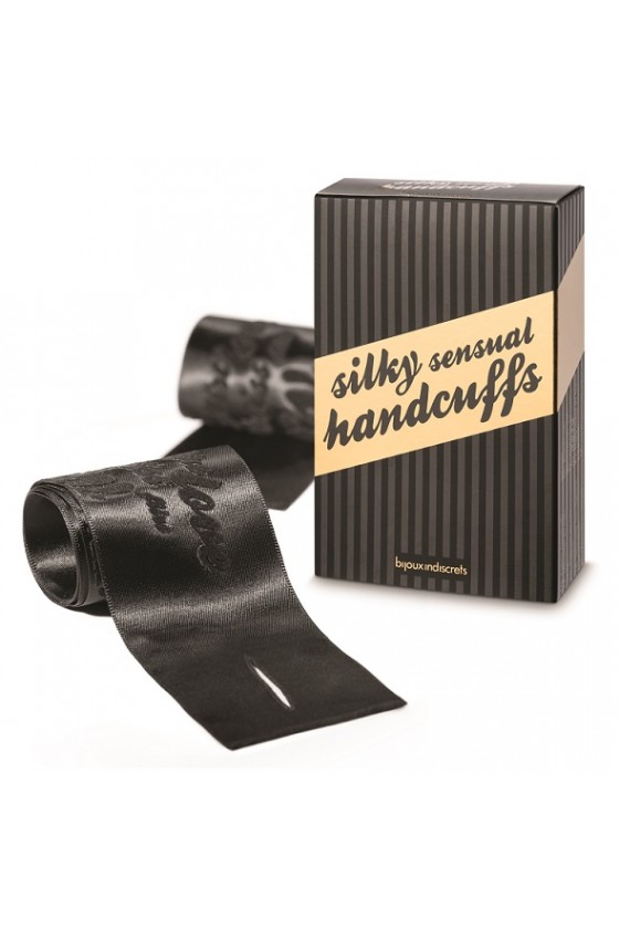 Bijoux Indiscrets - Silky Sensual Handcuffs Black