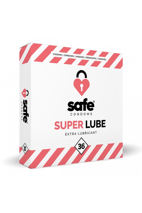 SAFE - Condoms Super Lube Extra Lubricant (36 pcs)