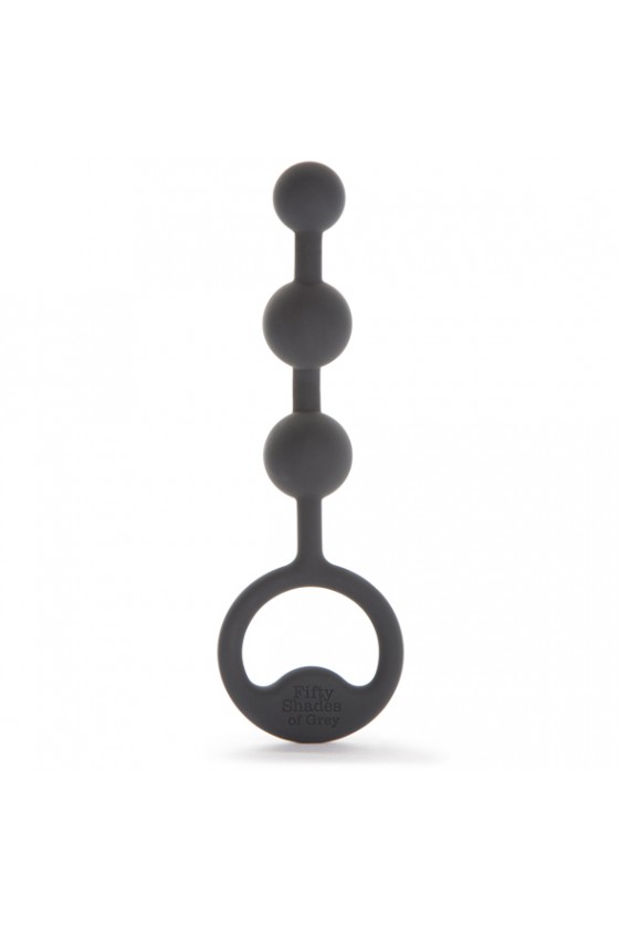 Fifty Shades of Grey - Silicone Anal Beads Black