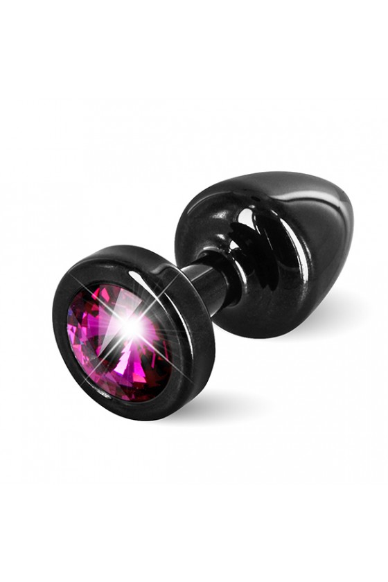Diogol - Anni Butt Plug Round 25 mm Black & Pink