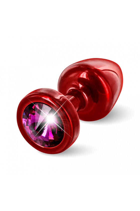 Diogol - Anni Butt Plug Round 25 mm Red & Pink