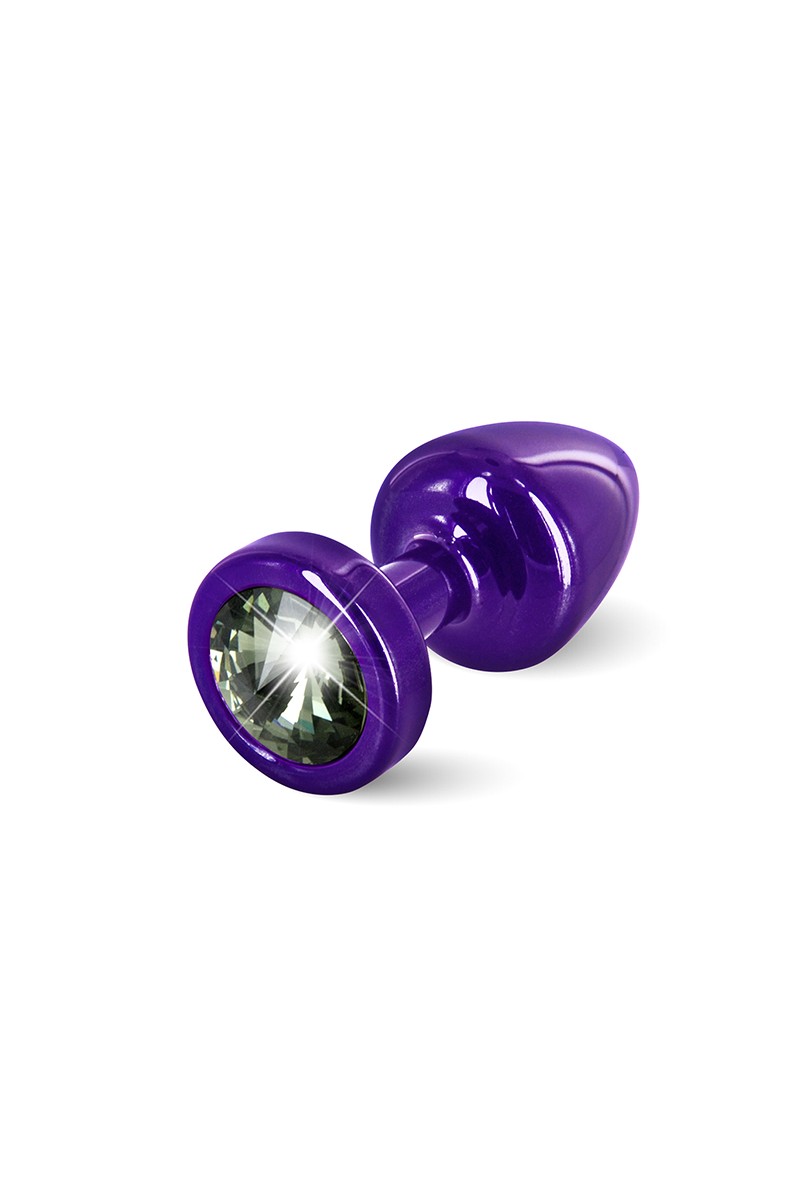 Diogol - Anni Butt Plug Round 25 mm Purple & Black