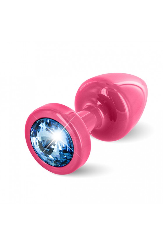 Diogol - Anni Butt Plug Round 25 mm Pink & Blue
