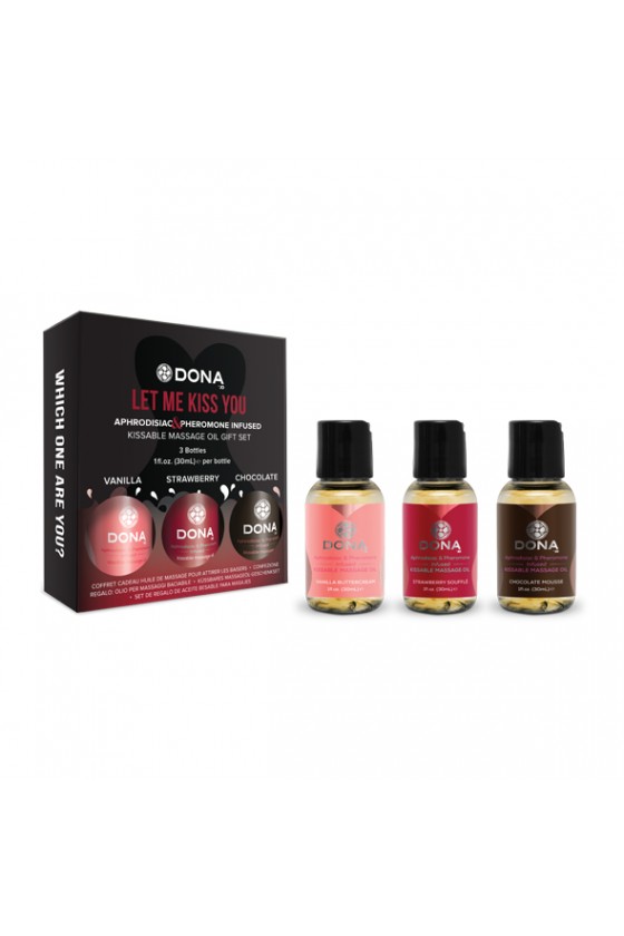 Dona - Massage Gift Set Flavored (3 x 30 ml)